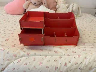 Organizador de escritorio fucsia