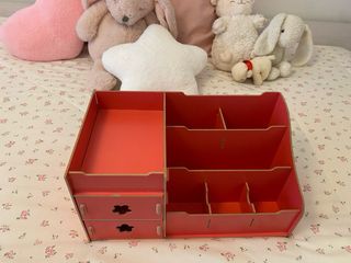 Organizador de escritorio fucsia