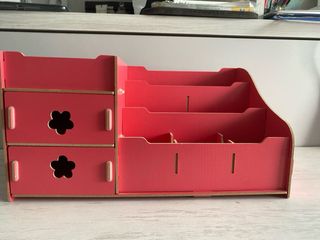 Organizador de escritorio fucsia