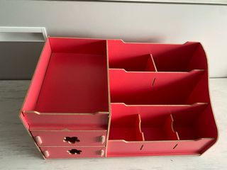 Organizador de escritorio fucsia