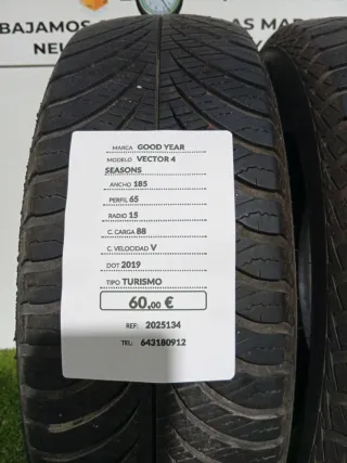 185 65 15 88V GOOD YEAR VECTOR 4 SEASONS