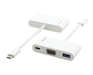 Adaptador Kramer USB-C a VGA y USB-A