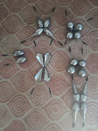Plomos de surfcasting.