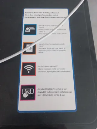 Impresora Brother Negra y Blanca