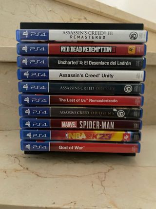 Pack 10 Juegos PS4 (precios individuales)