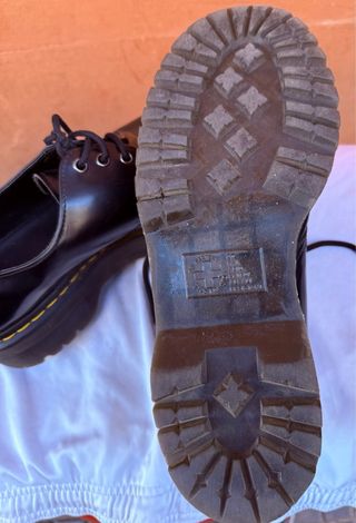 DR MARTENS número 43 zapatos negros cuero cordones