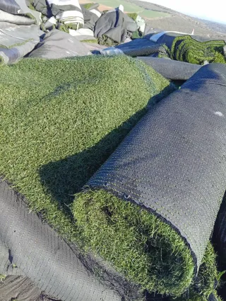 Césped artificial reciclado