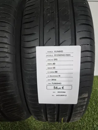 195 60 15 88H KUMHO ECOWING ES01