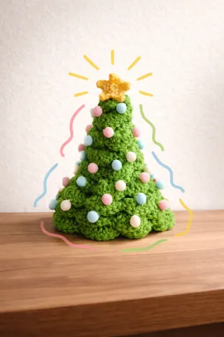 Árbol de Navidad a Crochet