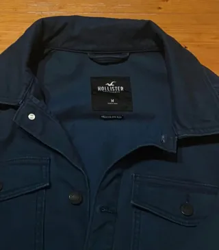 Chaqueta Hollister Azul Talla M