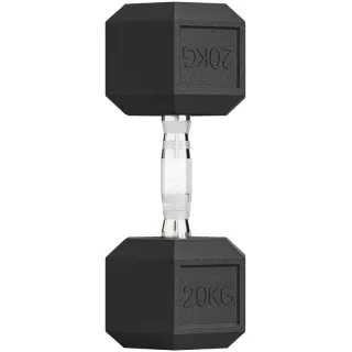 Mancuerna Hexagonal 20 kg Goma