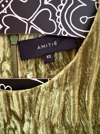 Vestido Amitie Verde Talla XS