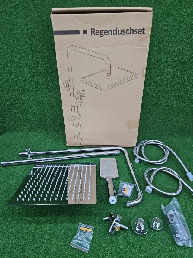 Juego Ducha Görbach Acero Inoxidable