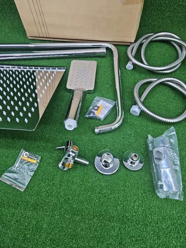 Juego Ducha Görbach Acero Inoxidable