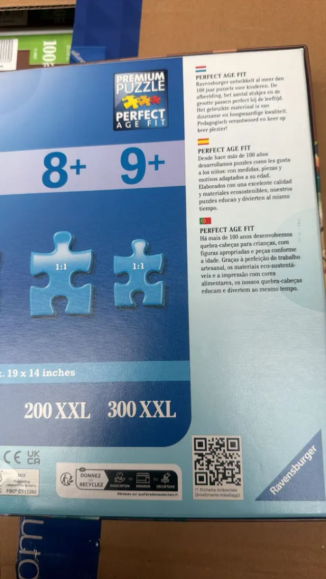 Puzzle Ravensburger XXL Minecraft 100 Piezas