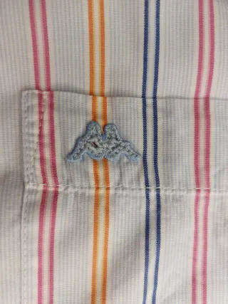Camicia Kappa Uomo M Righe Multicolor