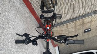 Bicicleta Montaña Roja Btwin Rockrider