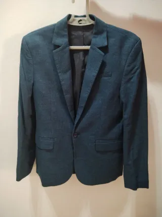 Americana niño azul