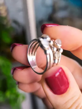 Anillo Plata Piedra Luna