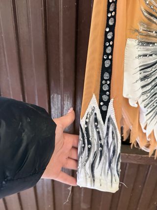 Maillot Gimnasia Rítmica Negro y Blanco