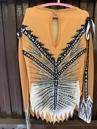 Maillot Gimnasia Rítmica Negro y Blanco