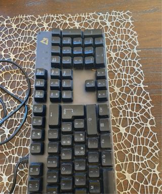 Tastiera USB aukey Nera/Grigia