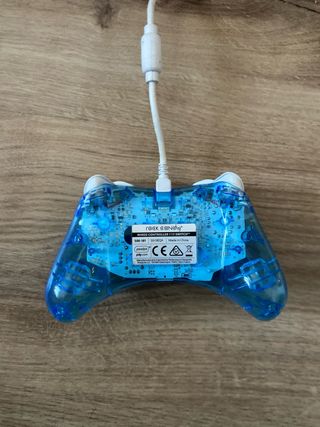 Mando Nintendo Switch Azul Transparente