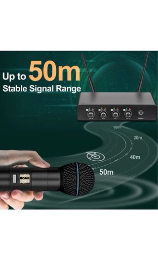 Depusheng R5 Sistema Micrófono Inalámbrico