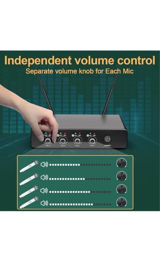 Depusheng R5 Sistema Micrófono Inalámbrico