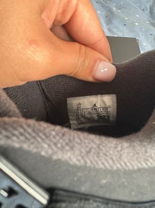 Jordan Air 4 Retro OG GS Nero 37.5 e 40