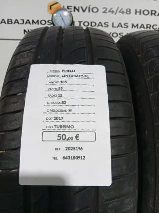 185 55 15 82H PIRELLI CINTURATO P1
