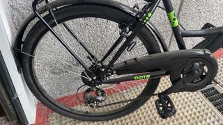 Bicicleta urbana negra