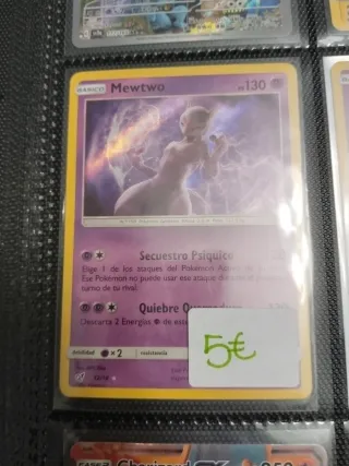 Carta Pokémon Mewtwo 130 HP