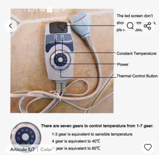 NAVIDAD REGALA una almohadilla calor infrarrojos