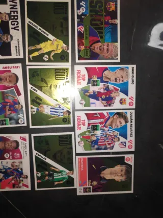 10 Cromos Fútbol Colección