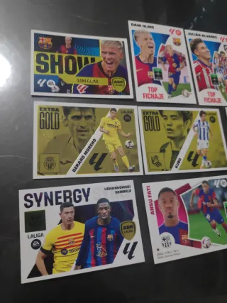 10 Cromos Fútbol Colección