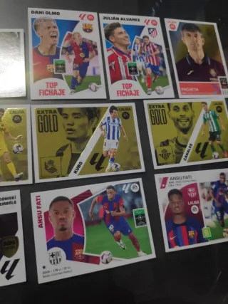 10 Cromos Fútbol Colección