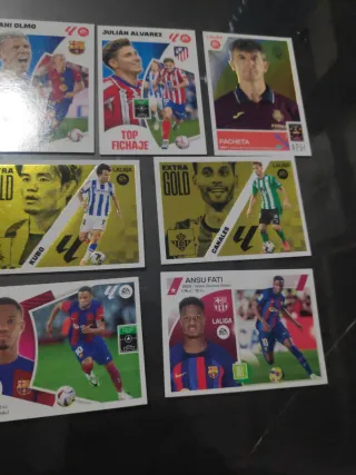 10 Cromos Fútbol Colección