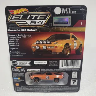 Hot Wheels Porsche Safari Elite 64