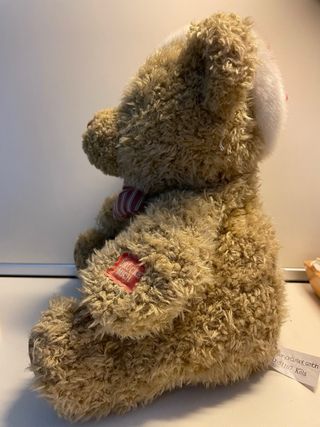 Orsetto peluche natalizio con cappello