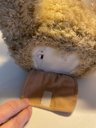 Orsetto peluche natalizio con cappello