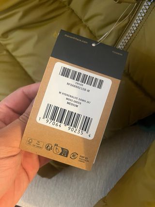 Anorak The North Face Talla M Verde Oliva Nuevo