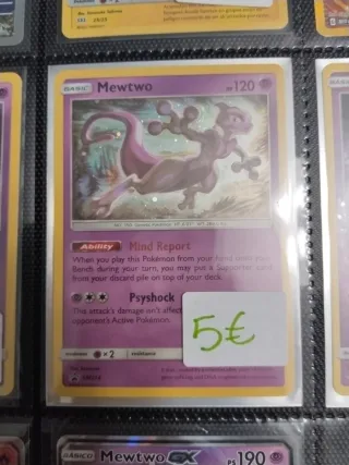 Carta Pokémon Mewtwo 120 HP