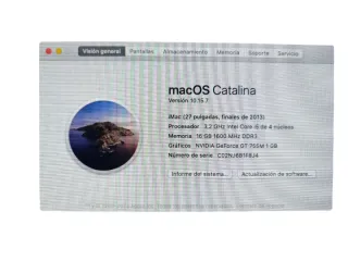iMac 27 + Teclado + Ratón Inalámbrico
