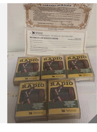 Box 5 Musicassette Accendi La Tua Radio