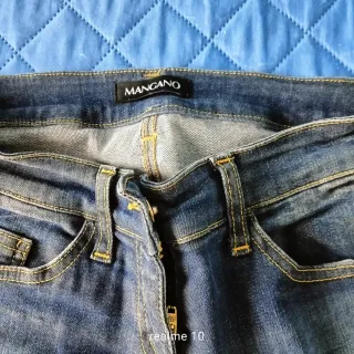 Jeans donna blu con zip taglia 27.  XS