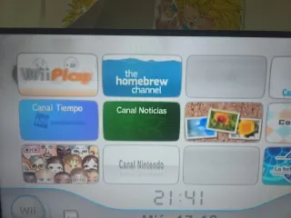 Consola Wii Azul Nintendo