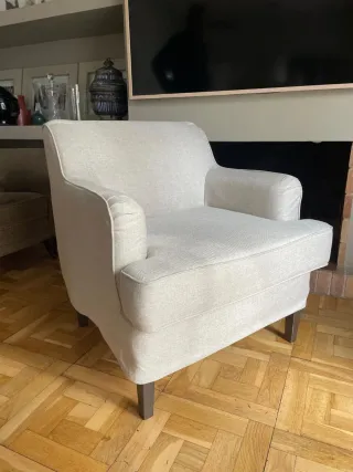 Sillón IKEA ROCKSJÖN Beige Claro 2024