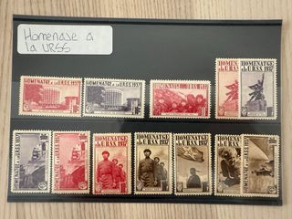 Lote Sellos Homenaje a la URSS 1937 Guerra civil