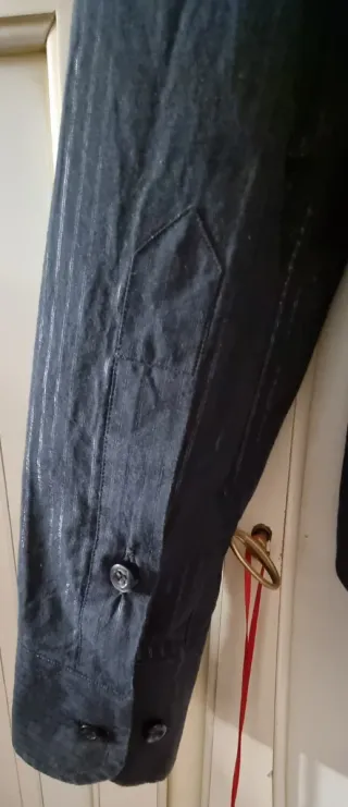 Camicia FRANCOL VI nera a righe